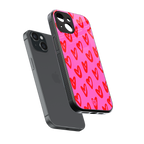hot pink soul back phone cover | glass case for iphone 13