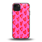 hot pink soul back phone cover | glass case for iphone 14
