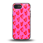 hot pink soul back phone cover | glass case for iphone 16e