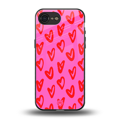 hot pink soul back phone cover | glass case for iphone 16e