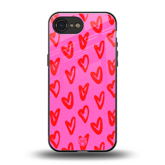 hot pink soul back phone cover | glass case for iphone 16e
