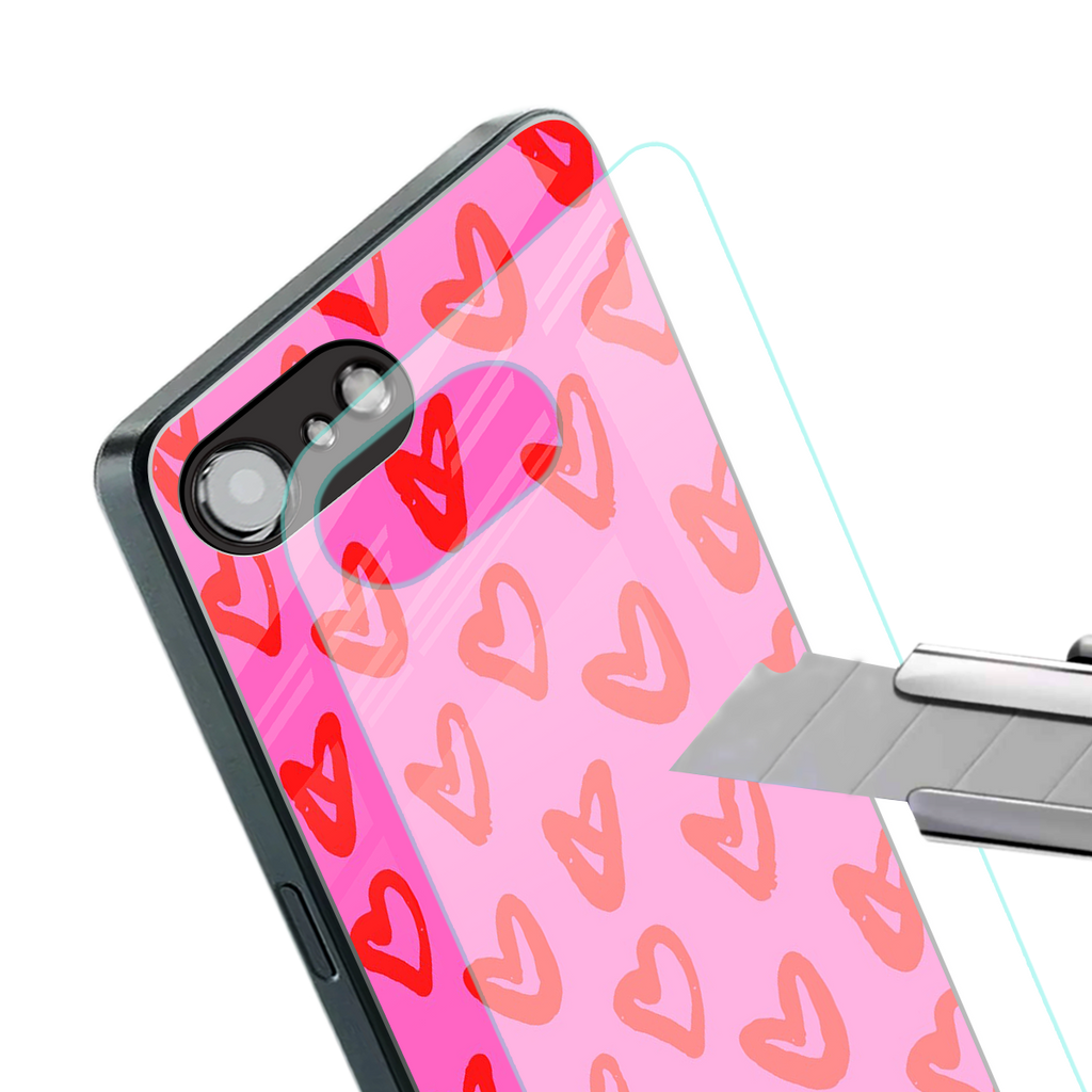 hot pink soul back phone cover | glass case for iphone 16e