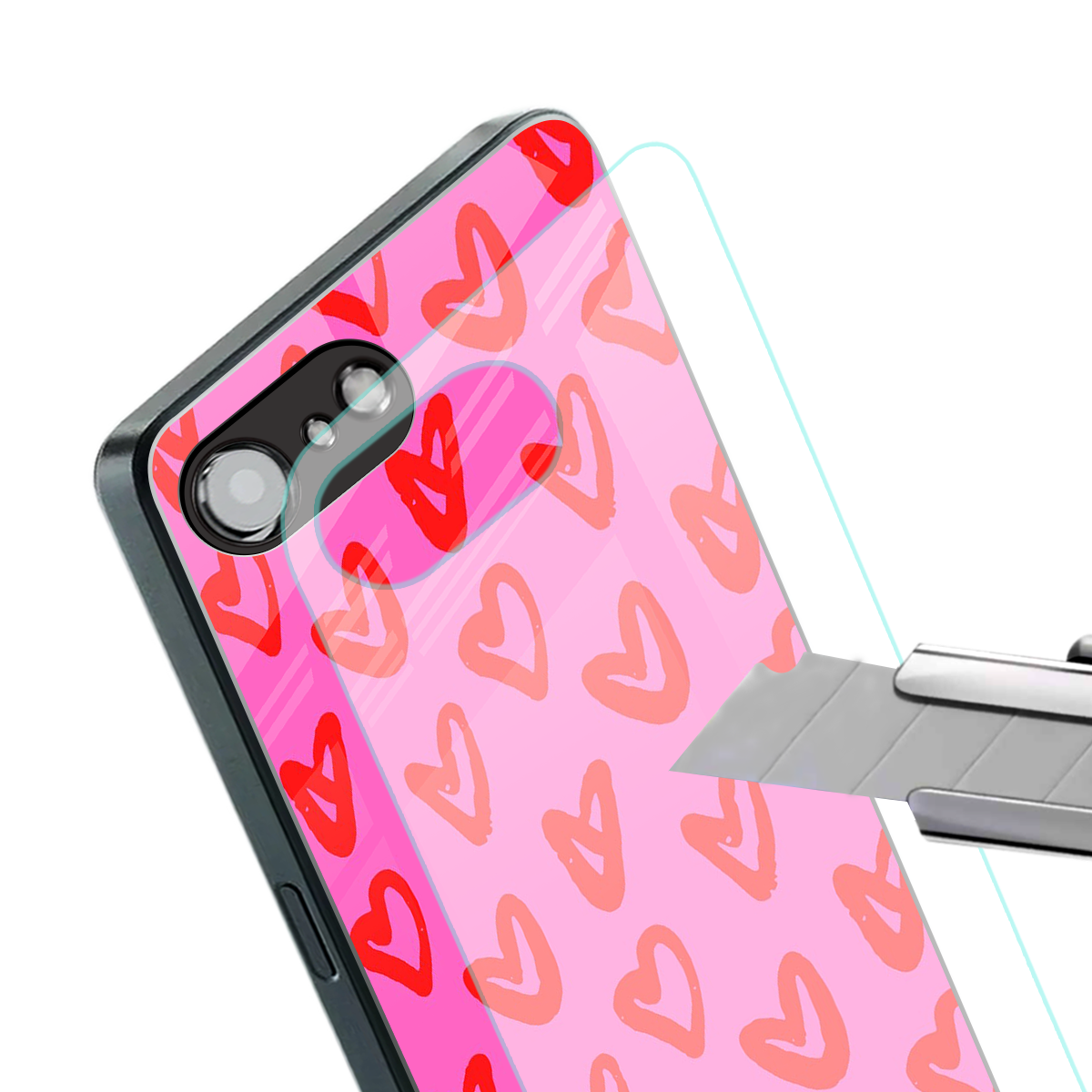 hot pink soul back phone cover | glass case for iphone 16e