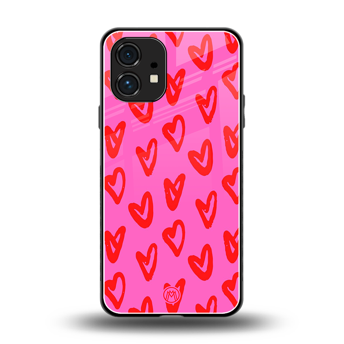 hot pink soul back phone cover | glass case for nothing phone 1