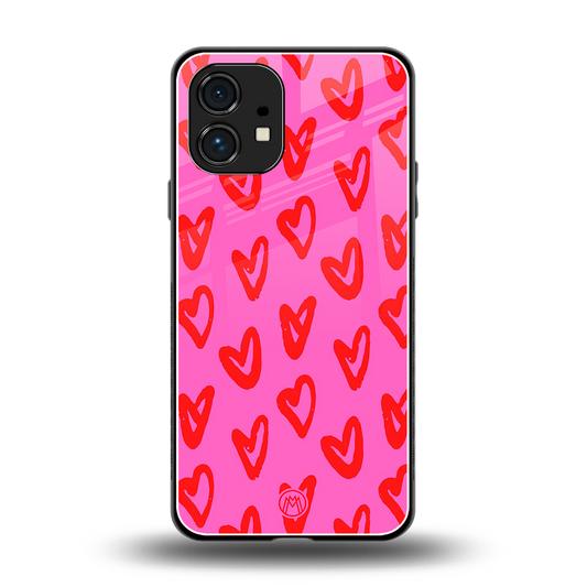 hot pink soul back phone cover | glass case for nothing phone 1