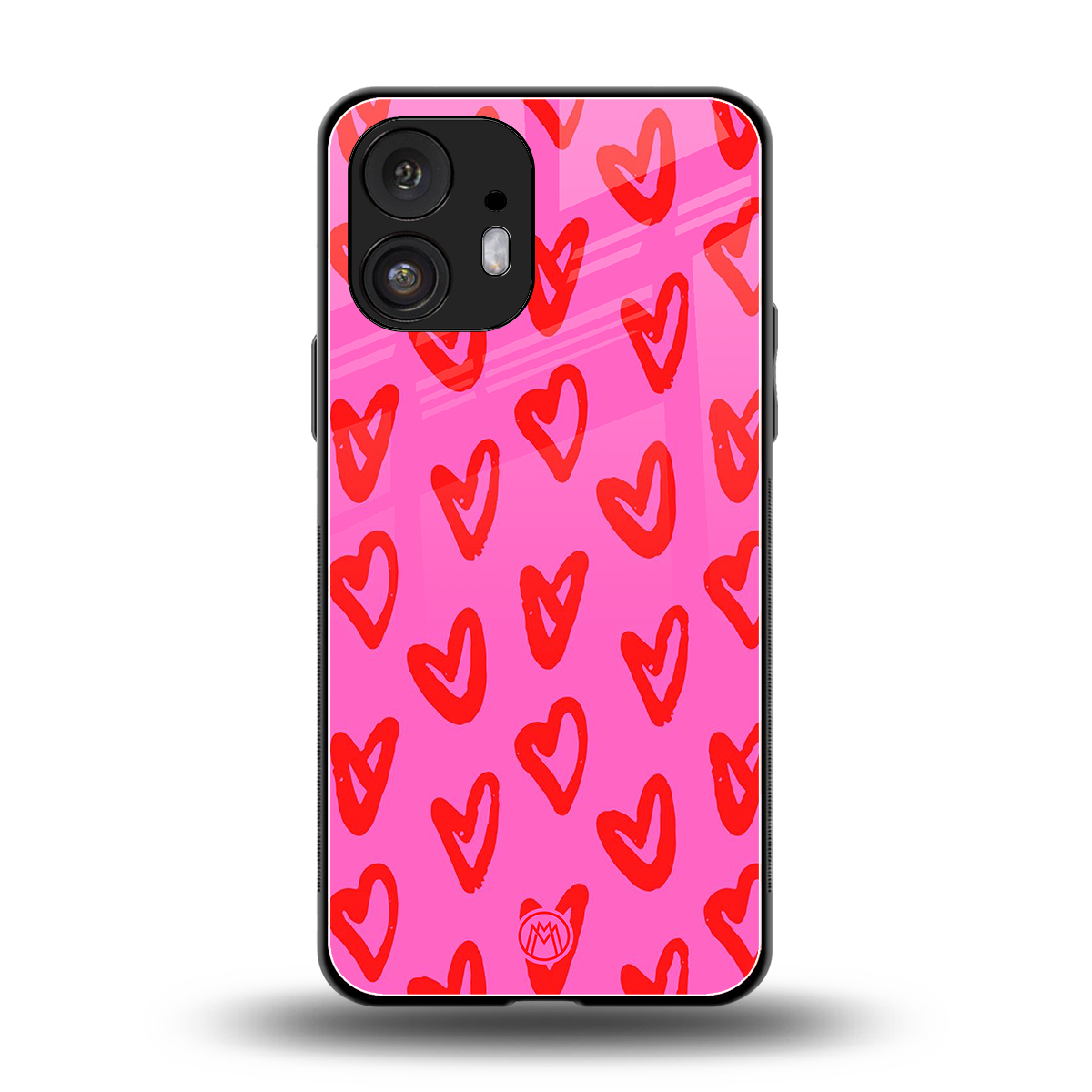 hot pink soul back phone cover | glass case for nothing phone 2