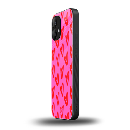 hot pink soul back phone cover | glass case for nothing phone 2