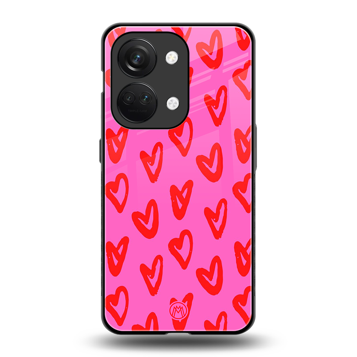 hot pink soul back phone cover | glass case for oneplus nord 3