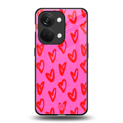hot pink soul back phone cover | glass case for oneplus nord 3