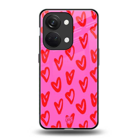 hot pink soul back phone cover | glass case for oneplus nord 3