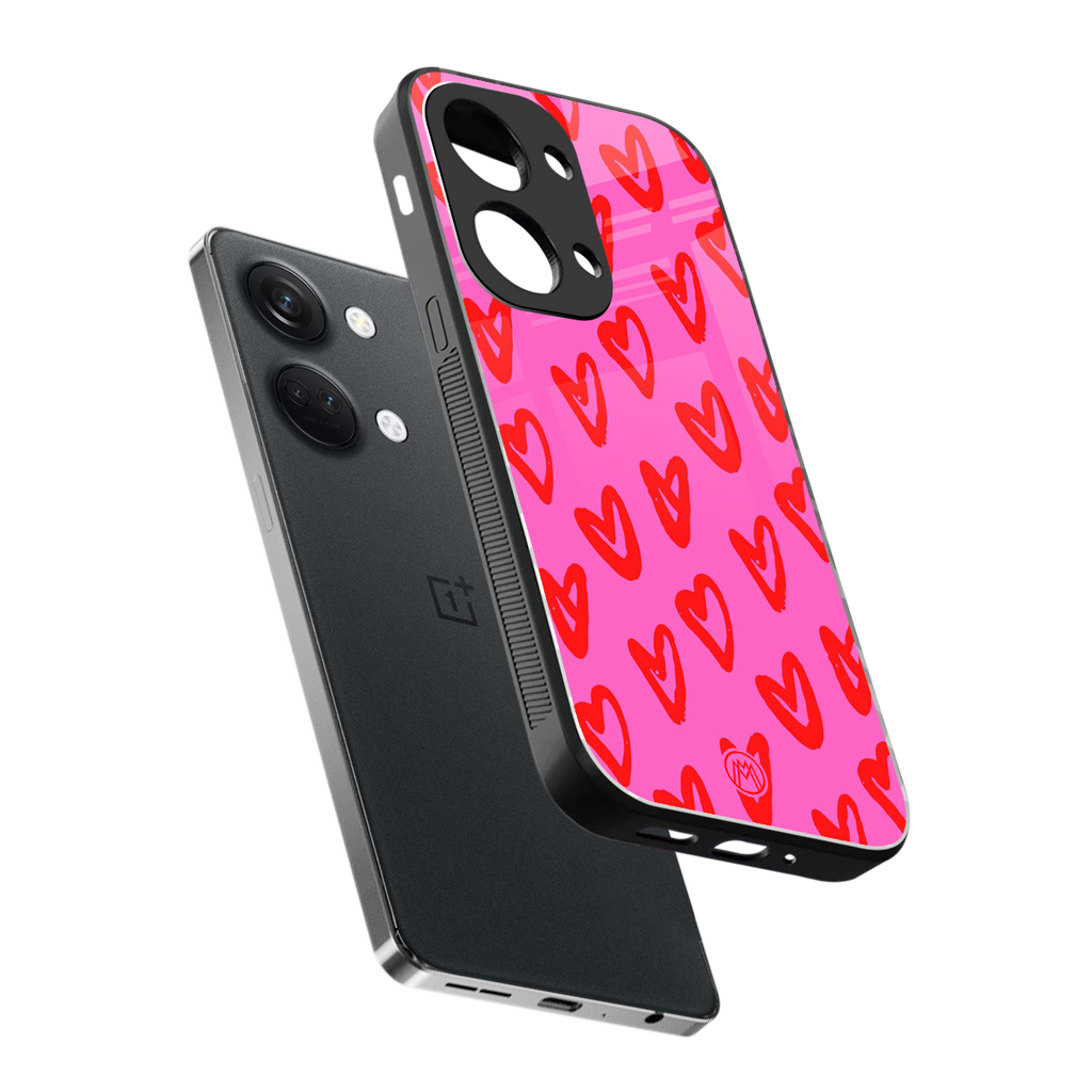 hot pink soul back phone cover | glass case for oneplus nord 3