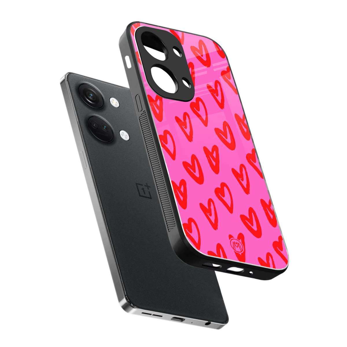 hot pink soul back phone cover | glass case for oneplus nord 3