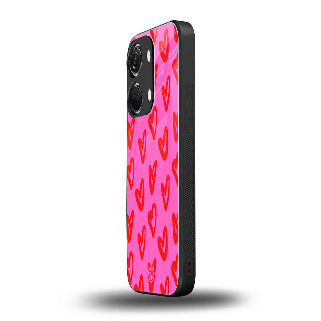 hot pink soul back phone cover | glass case for oneplus nord 3