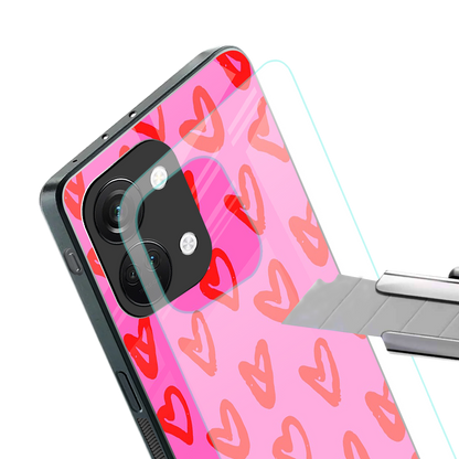 hot pink soul back phone cover | glass case for oneplus nord 3