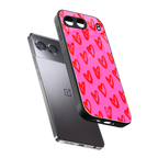 hot pink soul back phone cover | glass case for oneplus nord 4