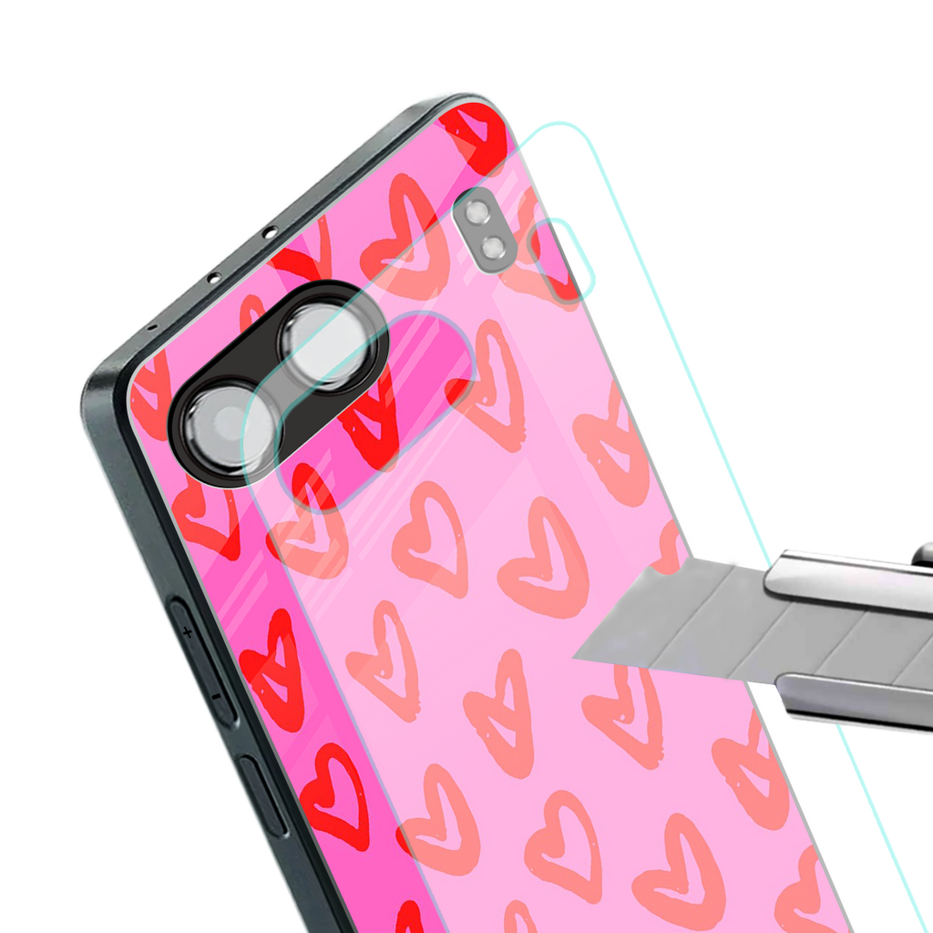 hot pink soul back phone cover | glass case for oneplus nord 4