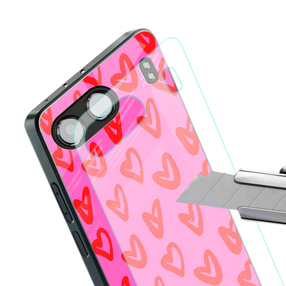 hot pink soul back phone cover | glass case for oneplus nord 4