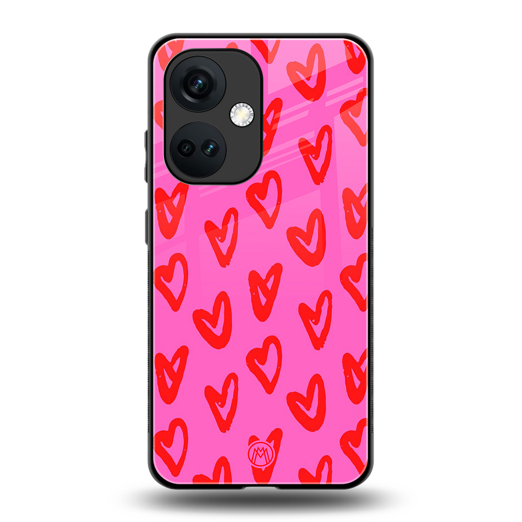 hot pink soul back phone cover | glass case for oneplus nord ce 3