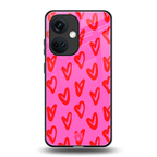 hot pink soul back phone cover | glass case for oneplus nord ce 3