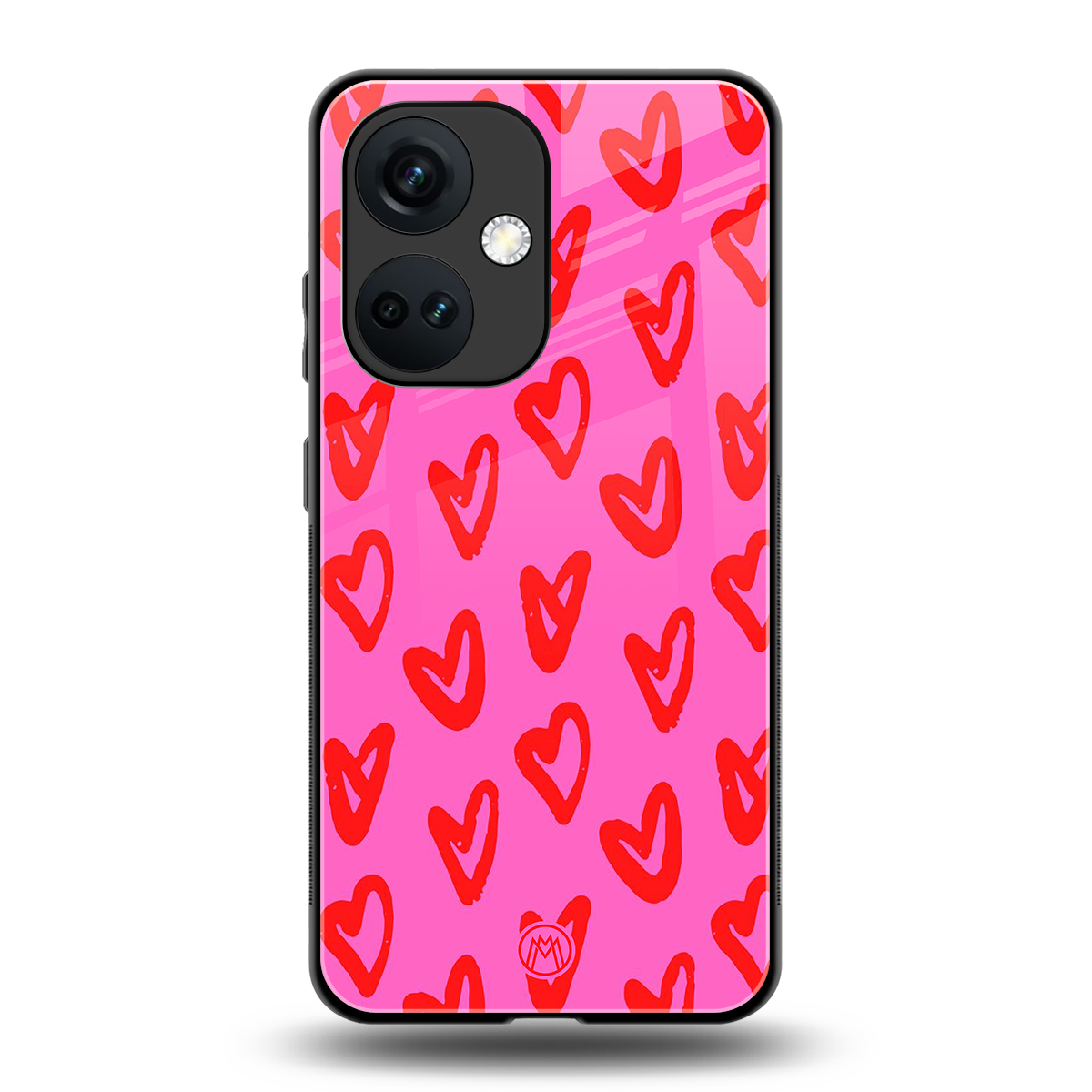 hot pink soul back phone cover | glass case for oneplus nord ce 3