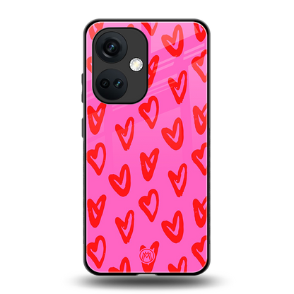 hot pink soul back phone cover | glass case for oneplus nord ce 3