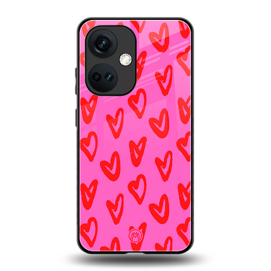 hot pink soul back phone cover | glass case for oneplus nord ce 3