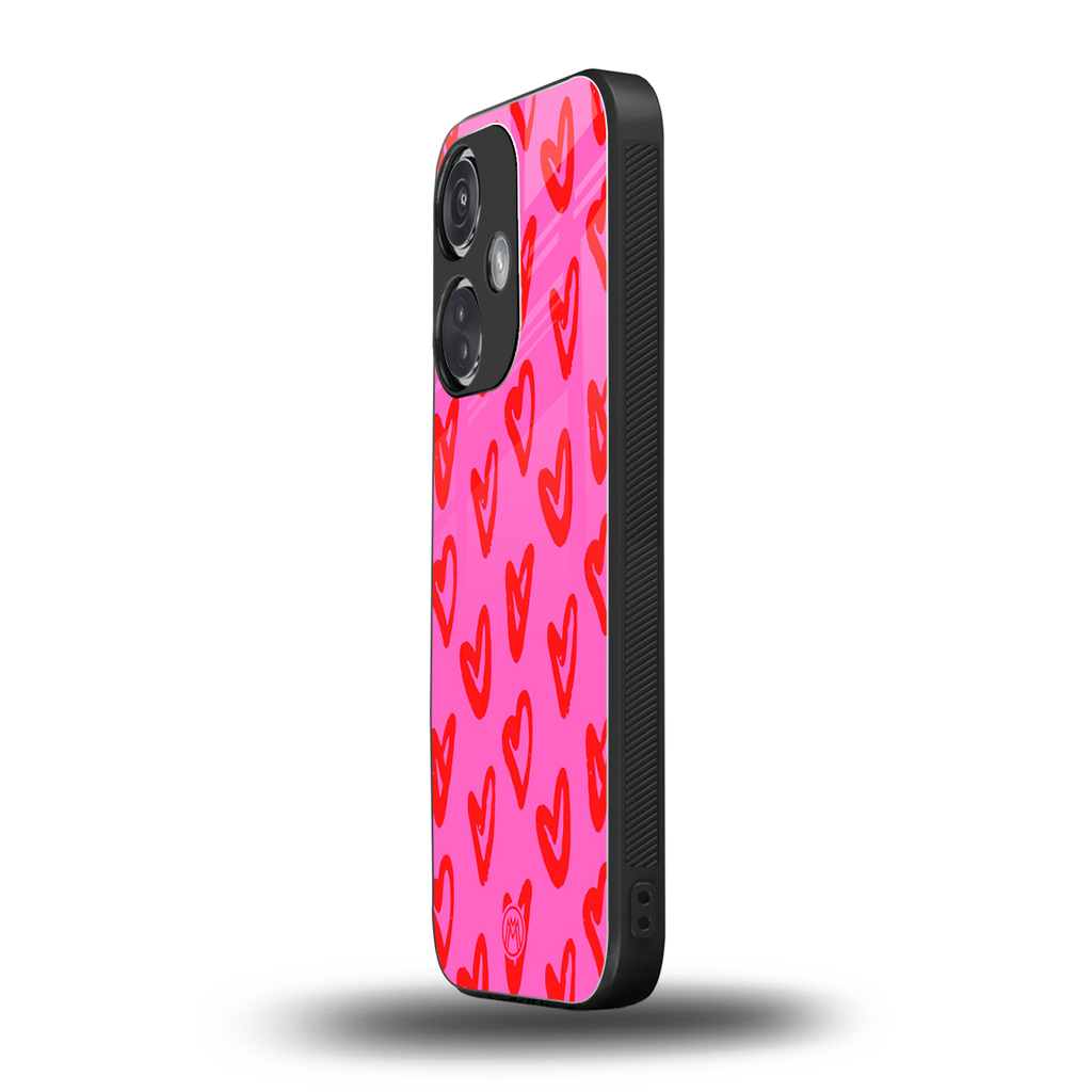 hot pink soul back phone cover | glass case for oneplus nord ce 3