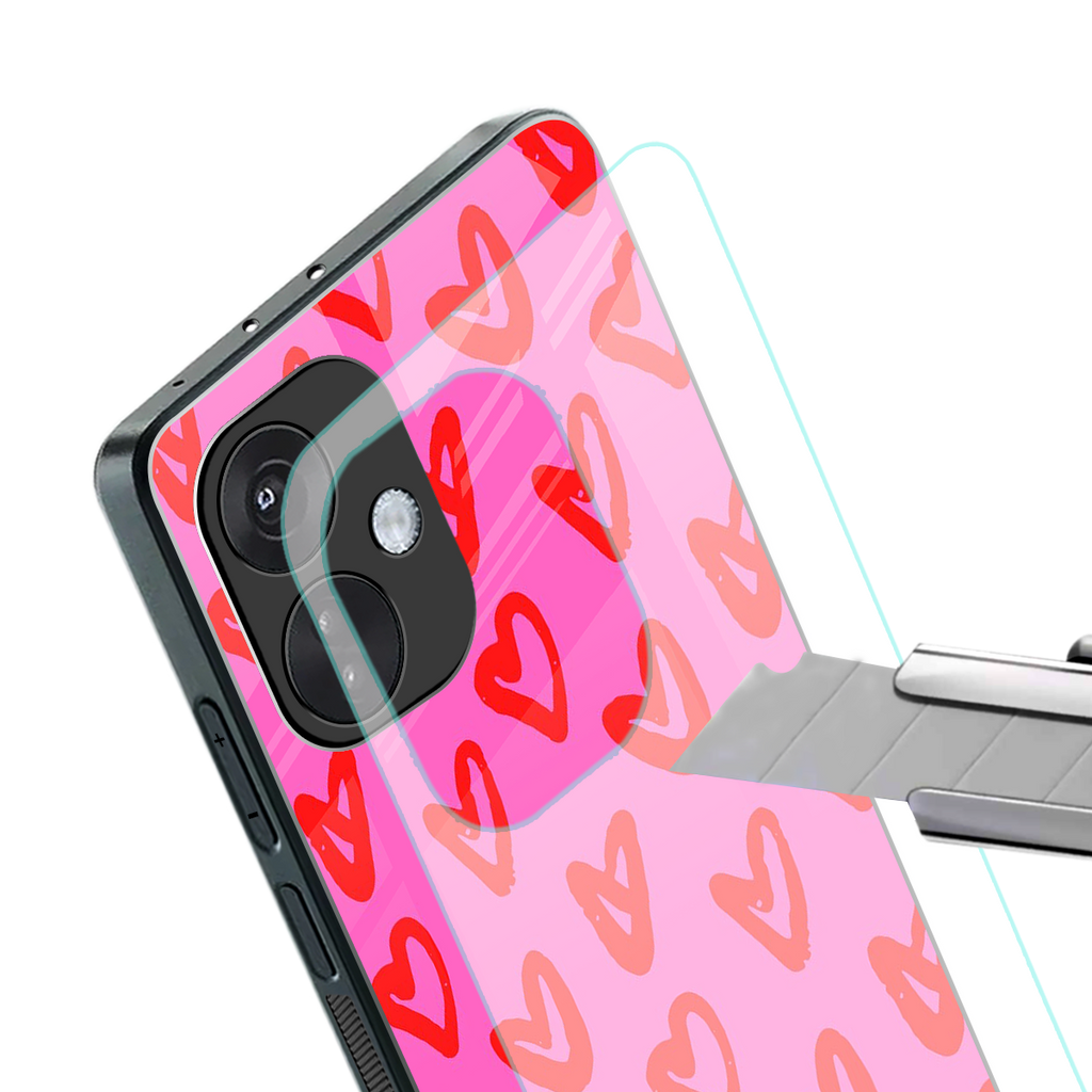 hot pink soul back phone cover | glass case for oneplus nord ce 3