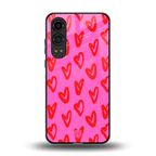 hot pink soul back phone cover | glass case for oneplus nord ce 4 lite