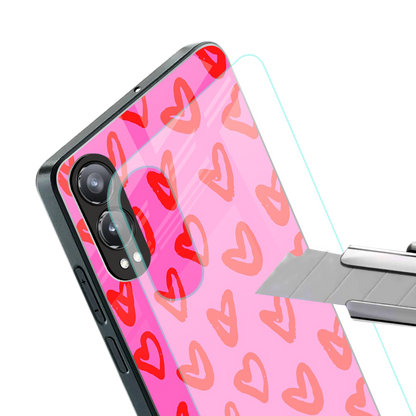 hot pink soul back phone cover | glass case for oneplus nord ce 4 lite
