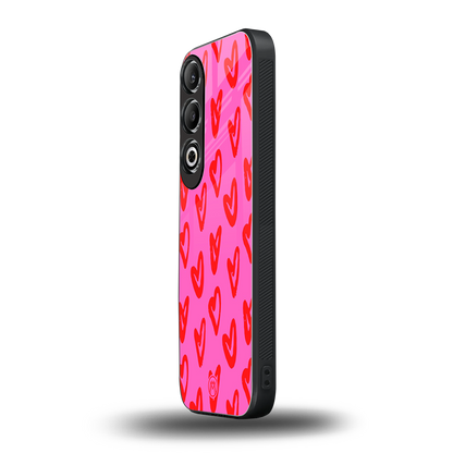hot pink soul back phone cover | glass case for oneplus nord ce 4