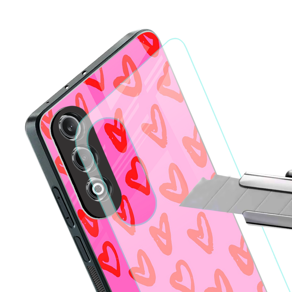 hot pink soul back phone cover | glass case for oneplus nord ce 4