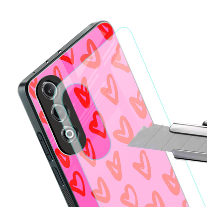hot pink soul back phone cover | glass case for oneplus nord ce 4