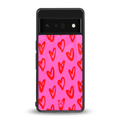 hot pink soul back phone cover | glass case for google pixel 6 pro