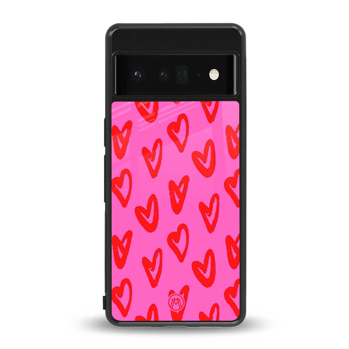 hot pink soul back phone cover | glass case for google pixel 6 pro