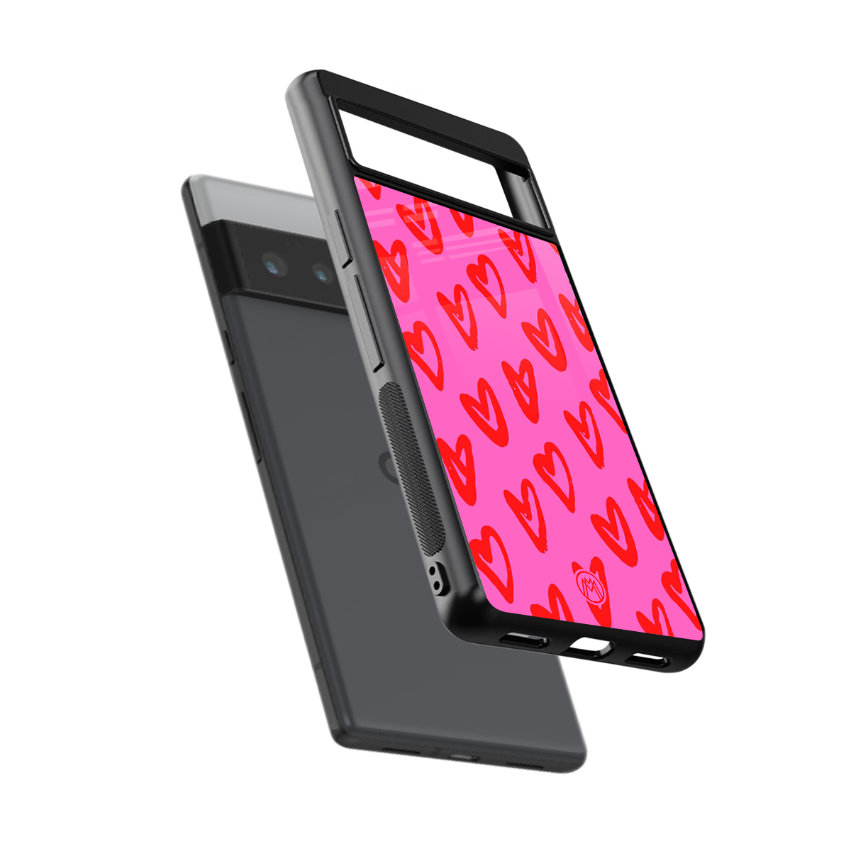 hot pink soul back phone cover | glass case for google pixel 6 pro