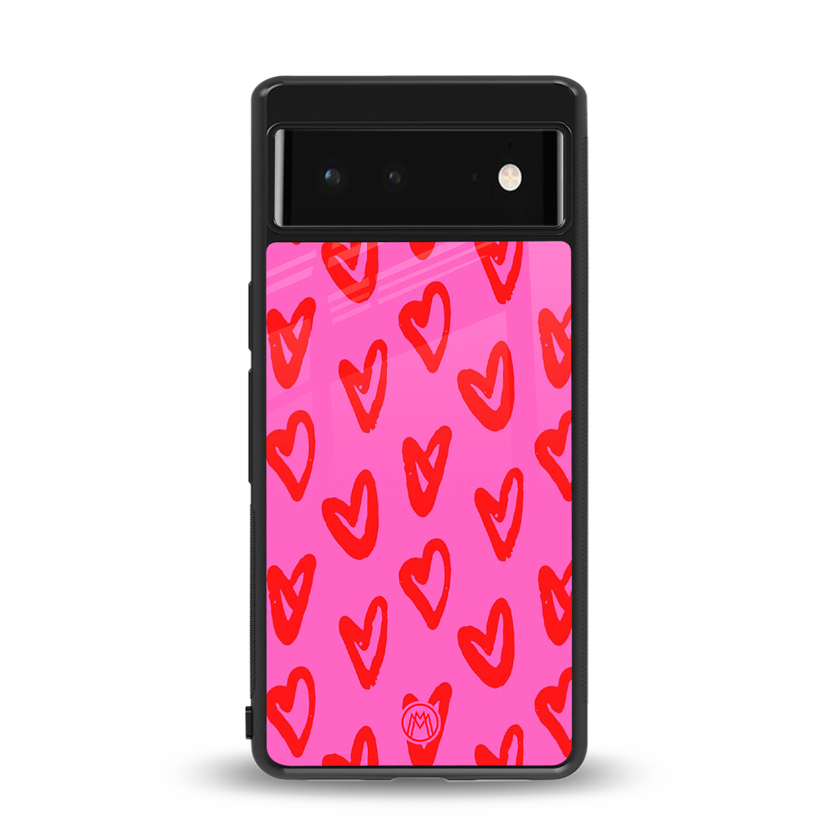 hot pink soul back phone cover | glass case for google pixel 6
