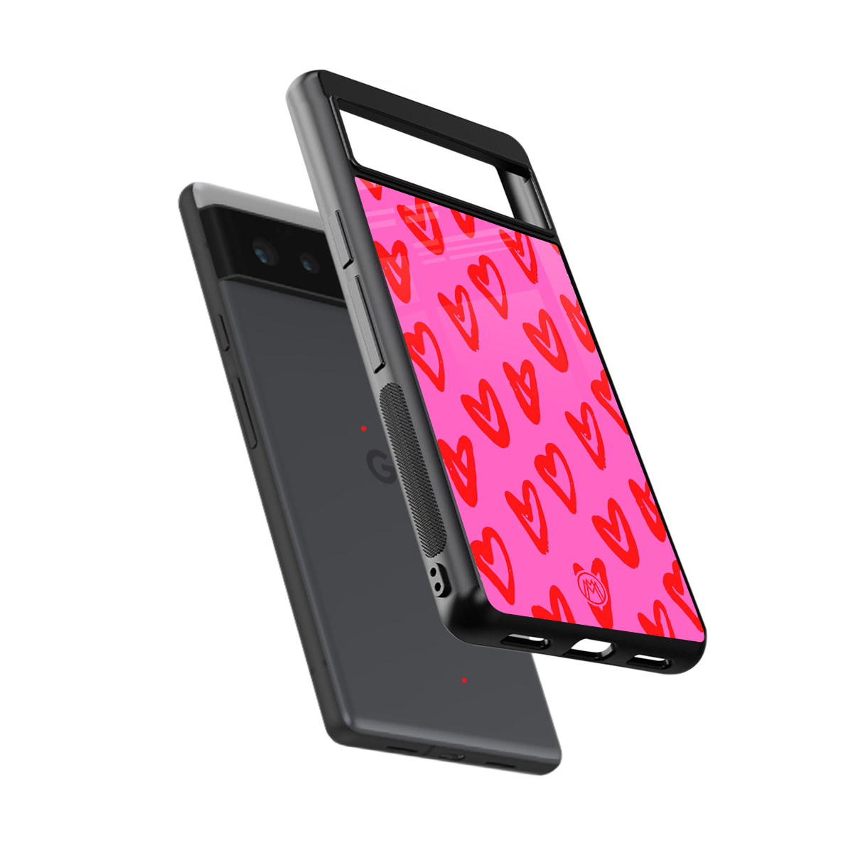 hot pink soul back phone cover | glass case for google pixel 6