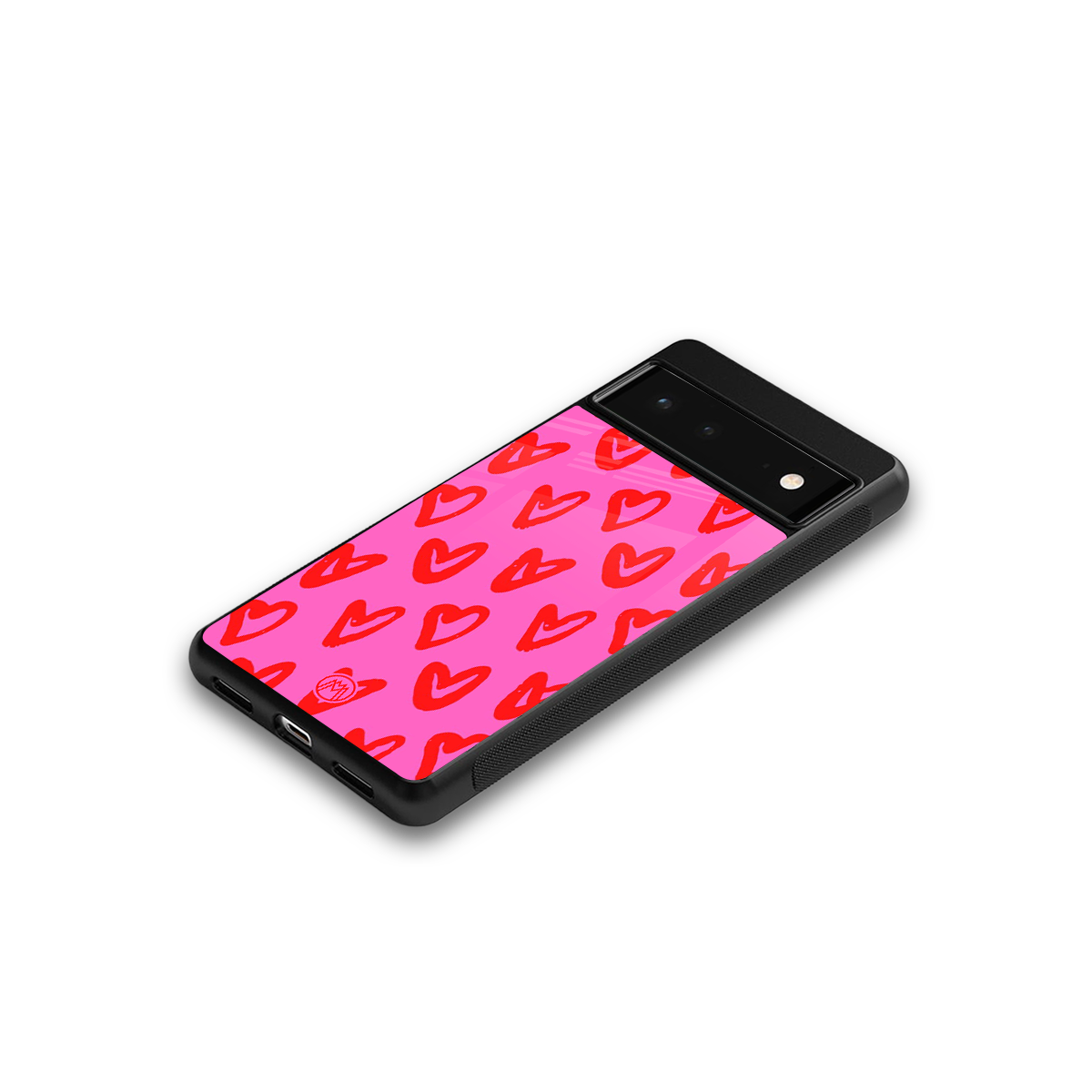 hot pink soul back phone cover | glass case for Google Pixel 6A