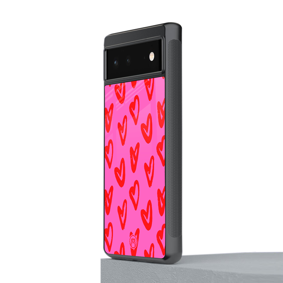 hot pink soul back phone cover | glass case for google pixel 6