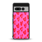 hot pink soul back phone cover | glass case for google pixel 7 pro