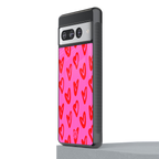 hot pink soul back phone cover | glass case for google pixel 7 pro