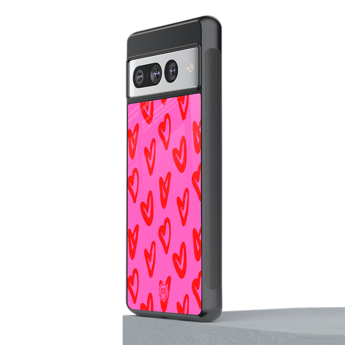 hot pink soul back phone cover | glass case for google pixel 7 pro