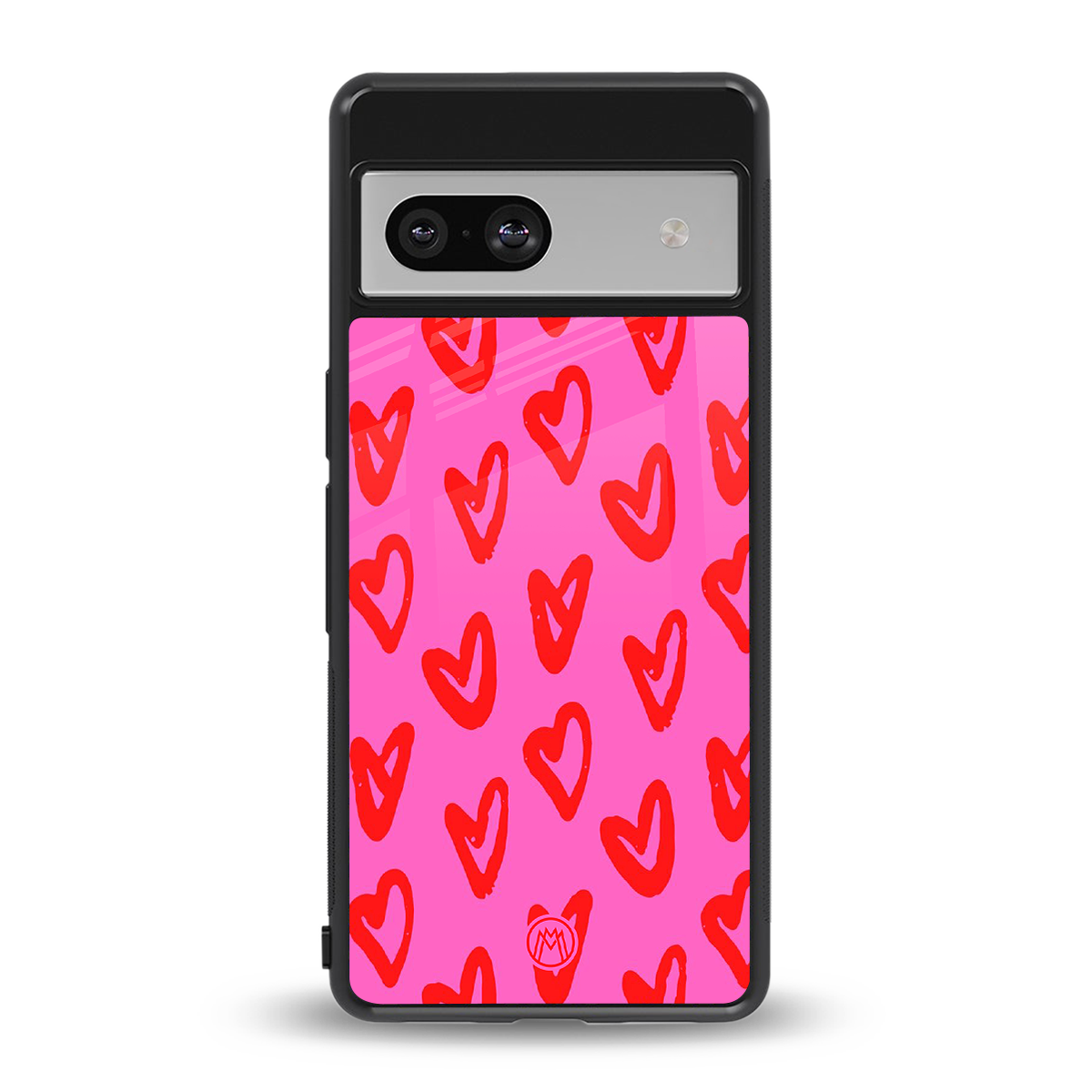 hot pink soul back phone cover | glass case for Google Pixel 7