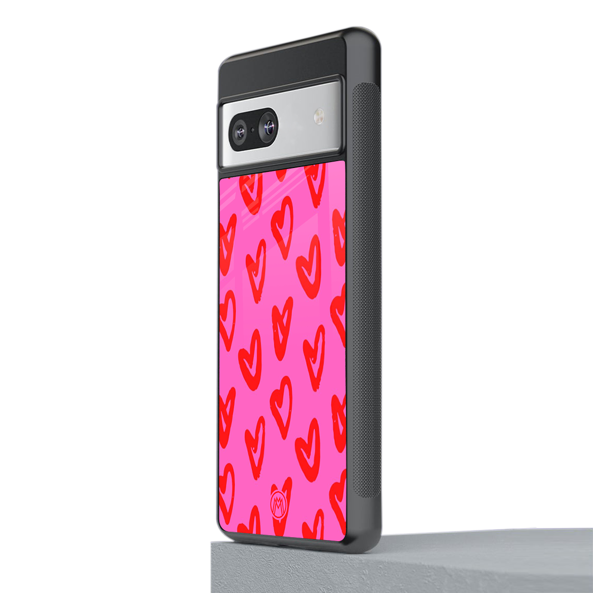 hot pink soul back phone cover | glass case for Google Pixel 7
