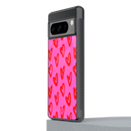 hot pink soul back phone cover | glass case for google pixel 8 pro