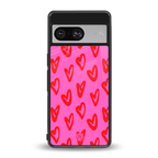 hot pink soul back phone cover | glass case for Google Pixel 8