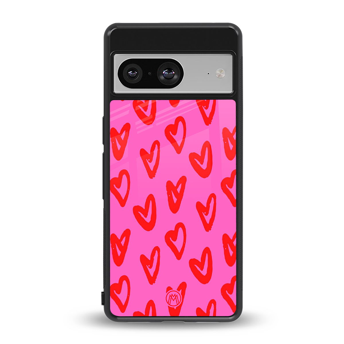 hot pink soul back phone cover | glass case for Google Pixel 8