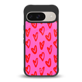 hot pink soul back phone cover | glass case for google pixel 9