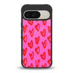 hot pink soul back phone cover | glass case for google pixel 9